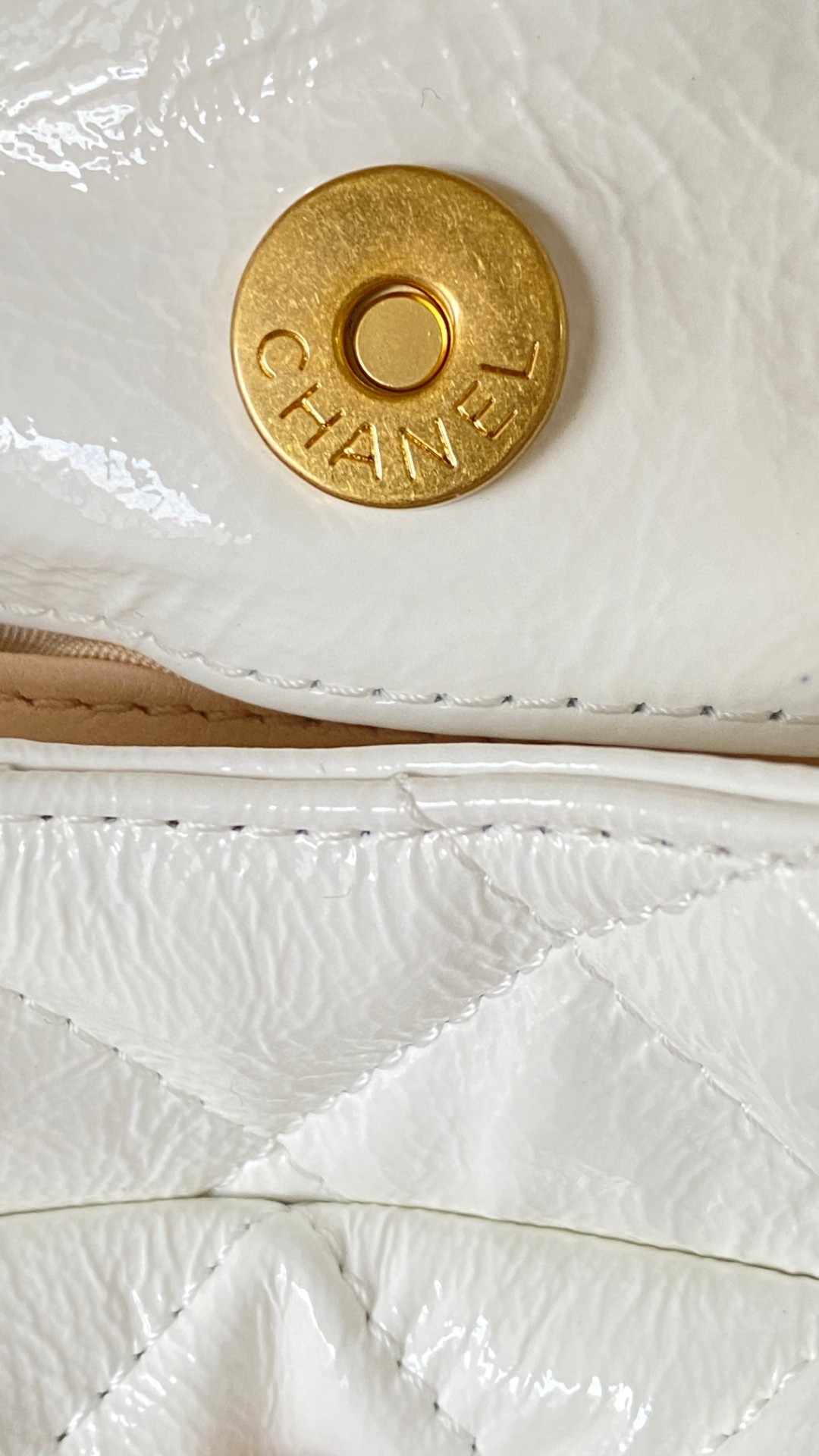 Chanel hobo leather bag