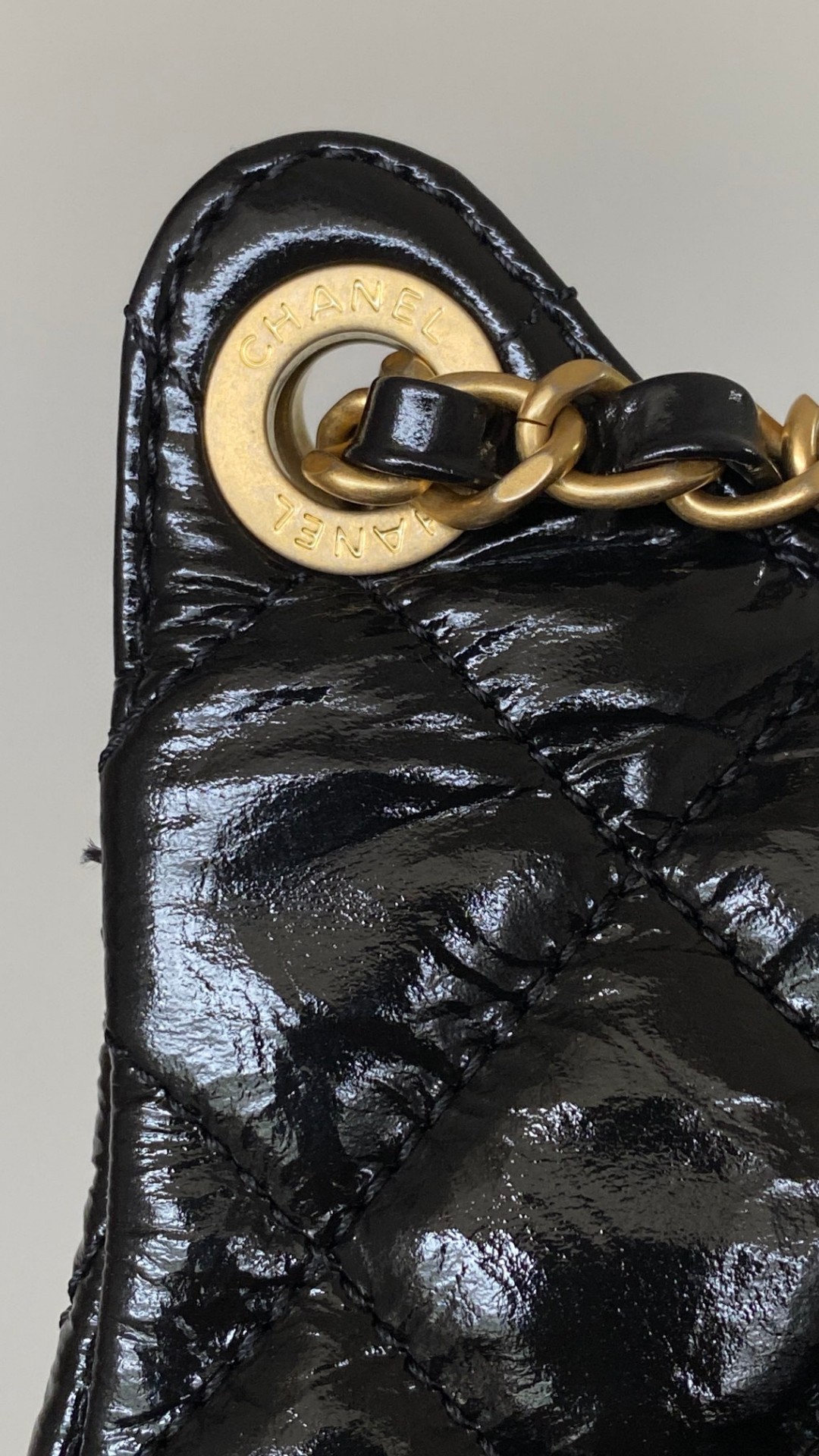 Chanel hobo leather bag