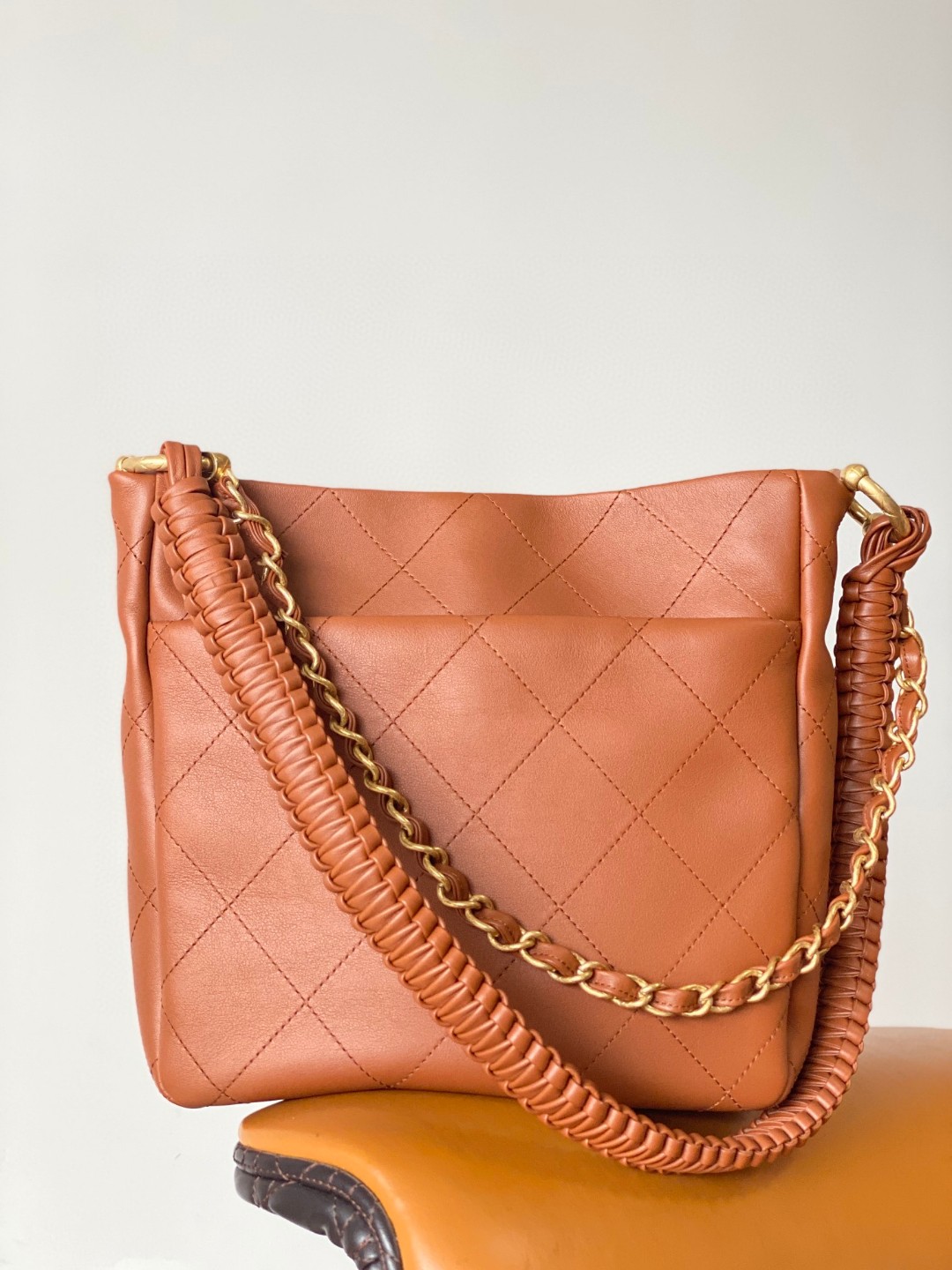 Chanel tote leather bag