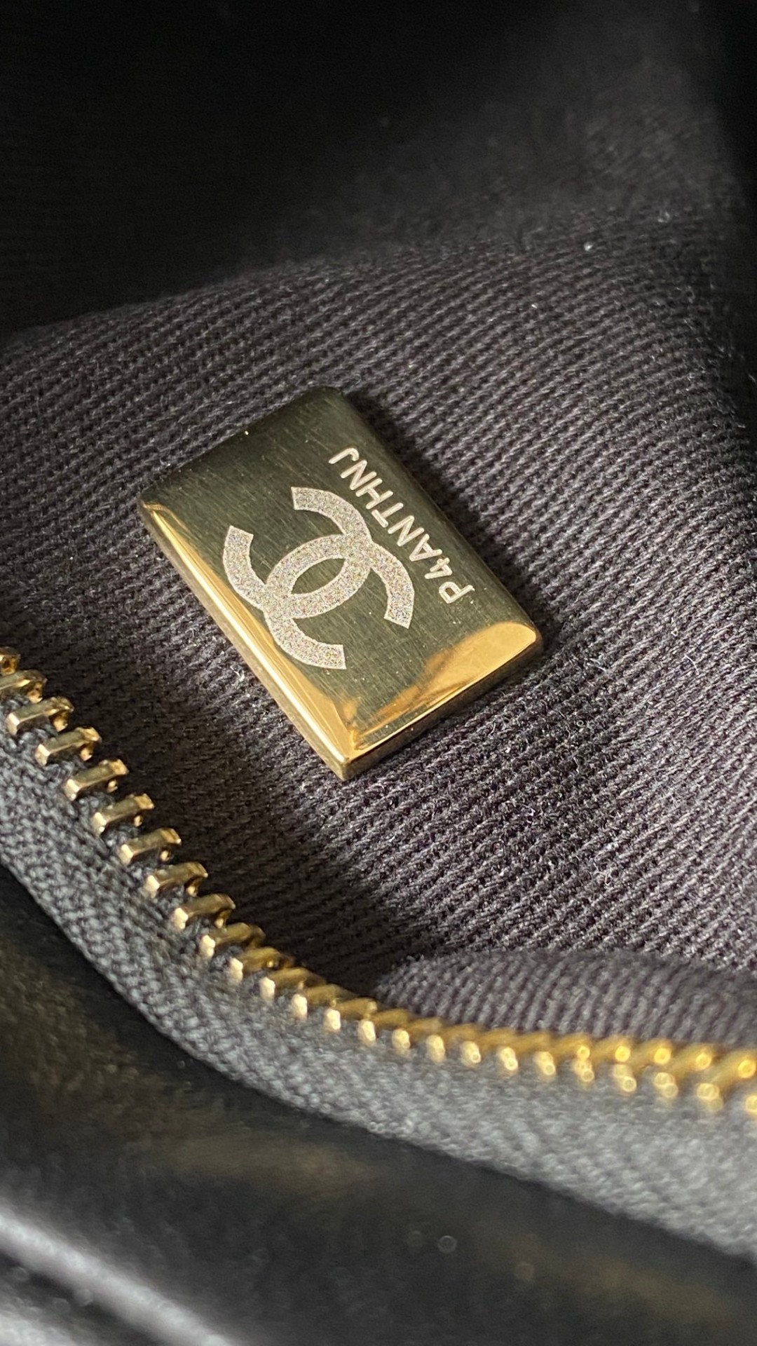 Chanel hobo bag small black leather