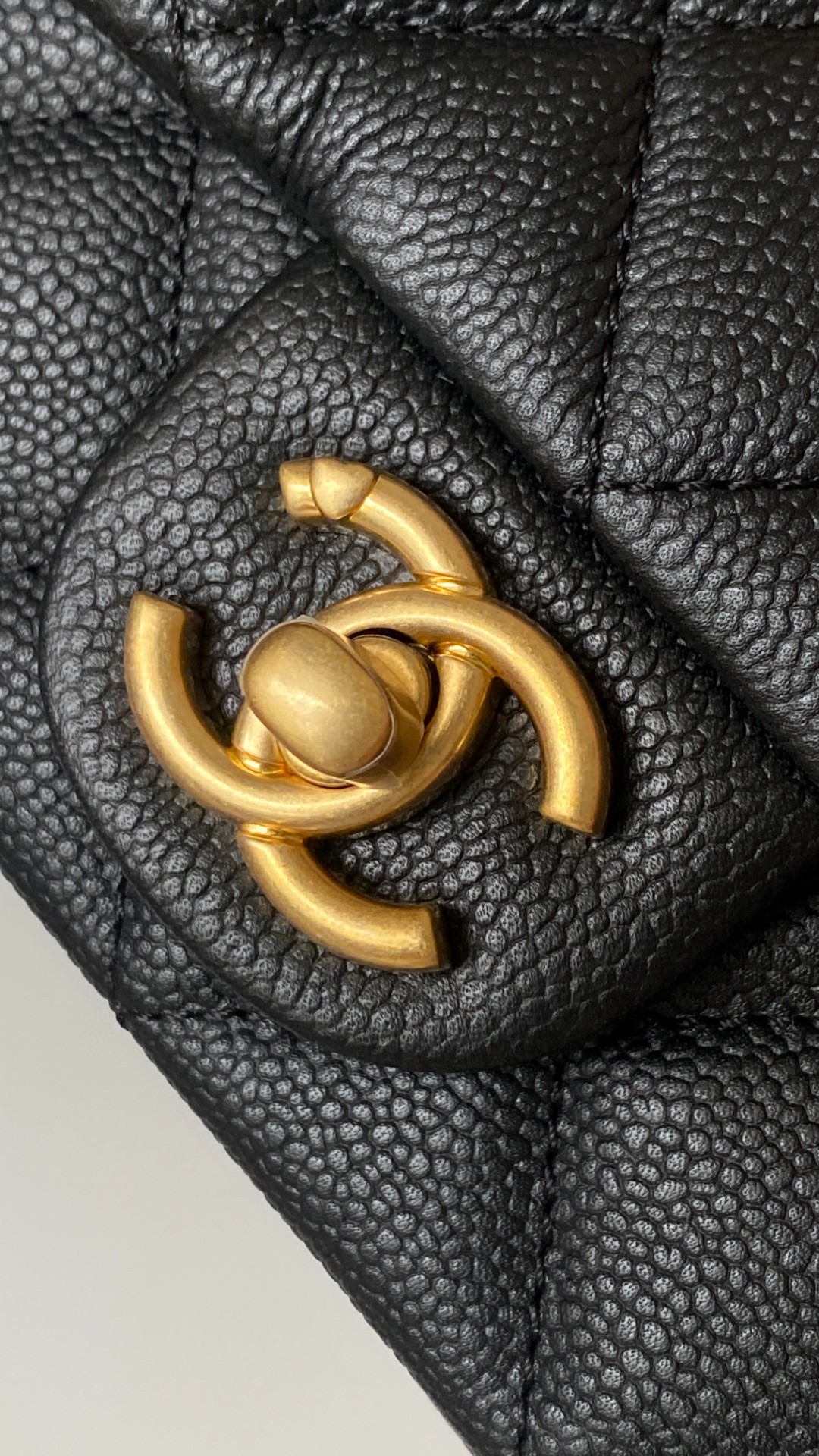 Chanel flap bag black leather