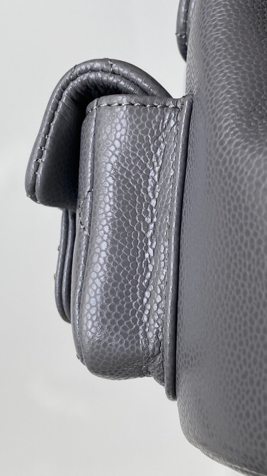 Chanel Duma backpack gray leather