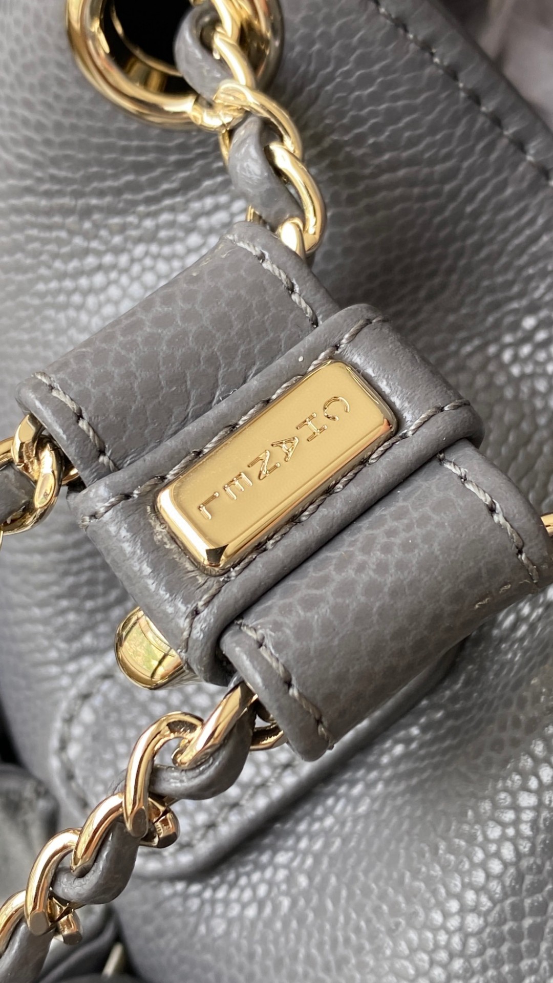Chanel Duma backpack gray leather