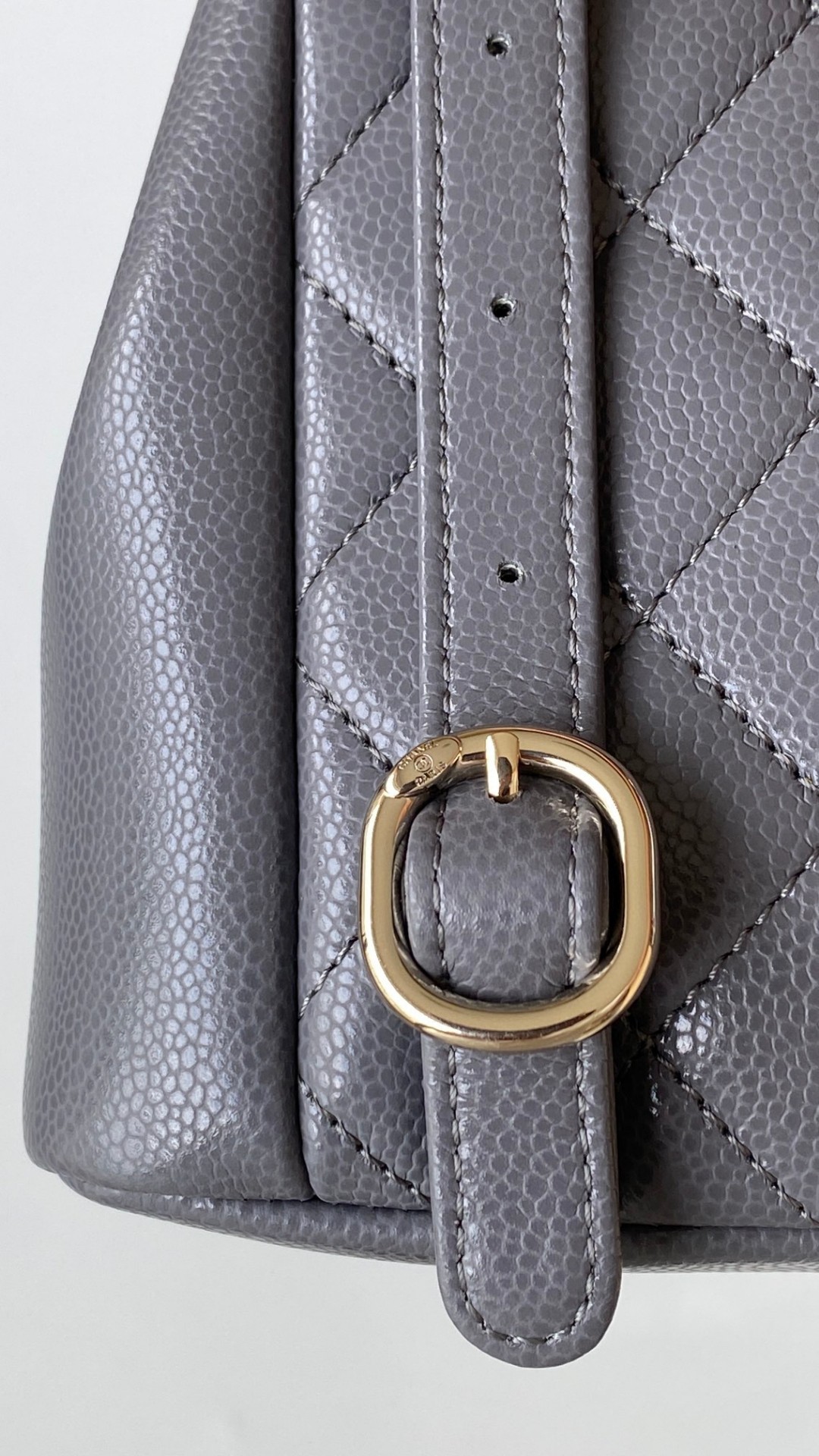 Chanel Duma backpack gray leather