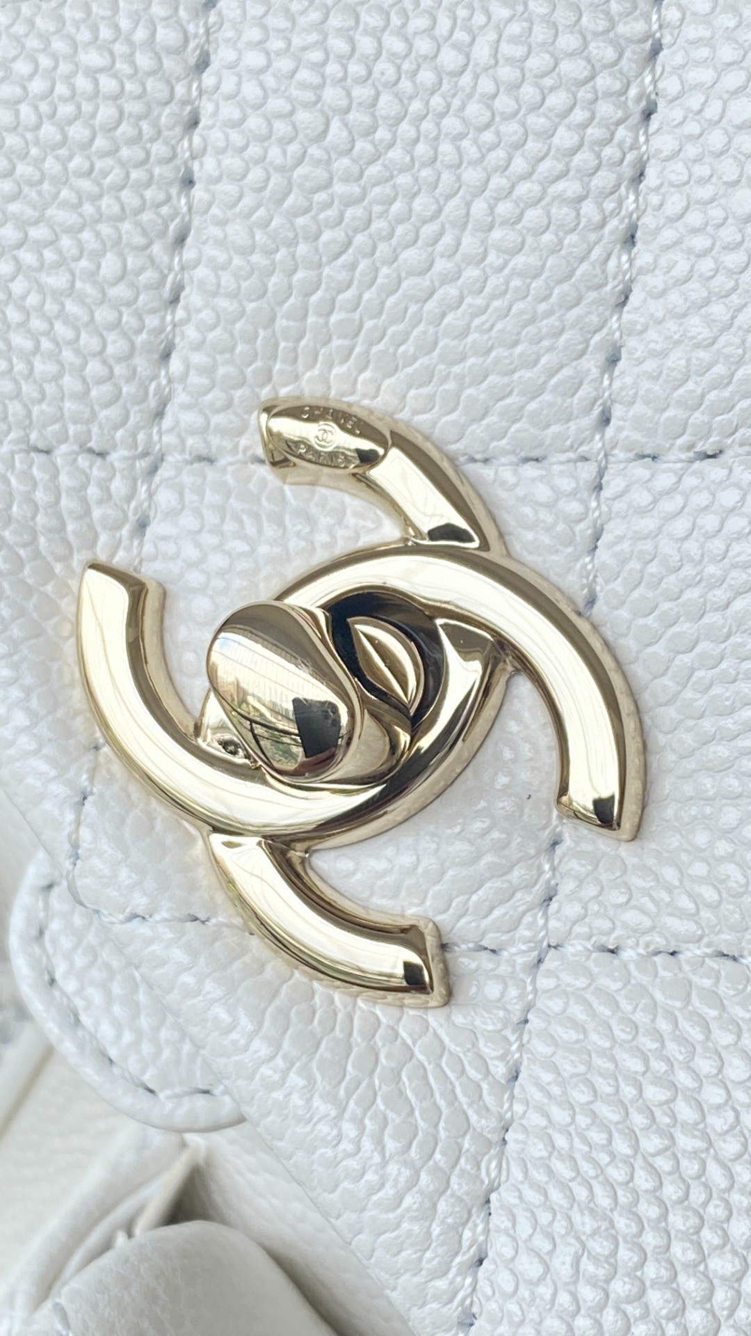 Chanel Duma backpack white leather