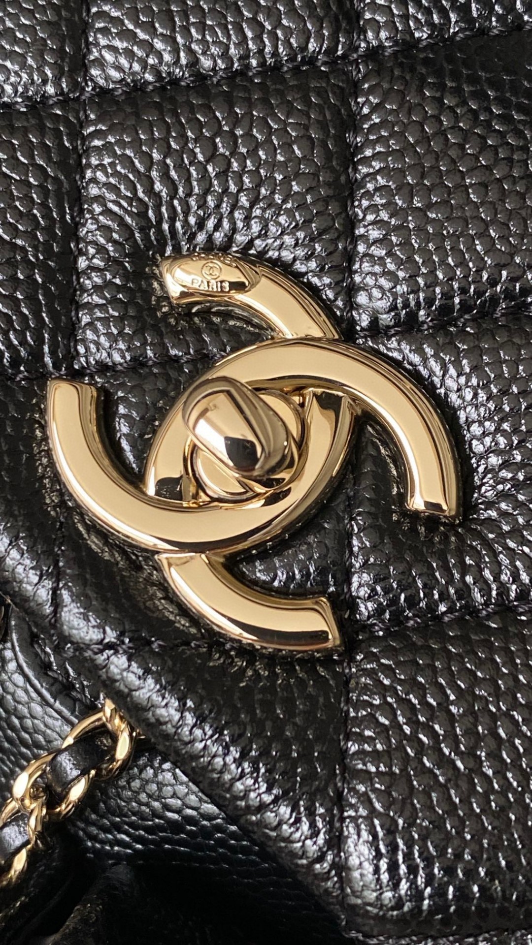 Chanel Duma backpack mini black leather