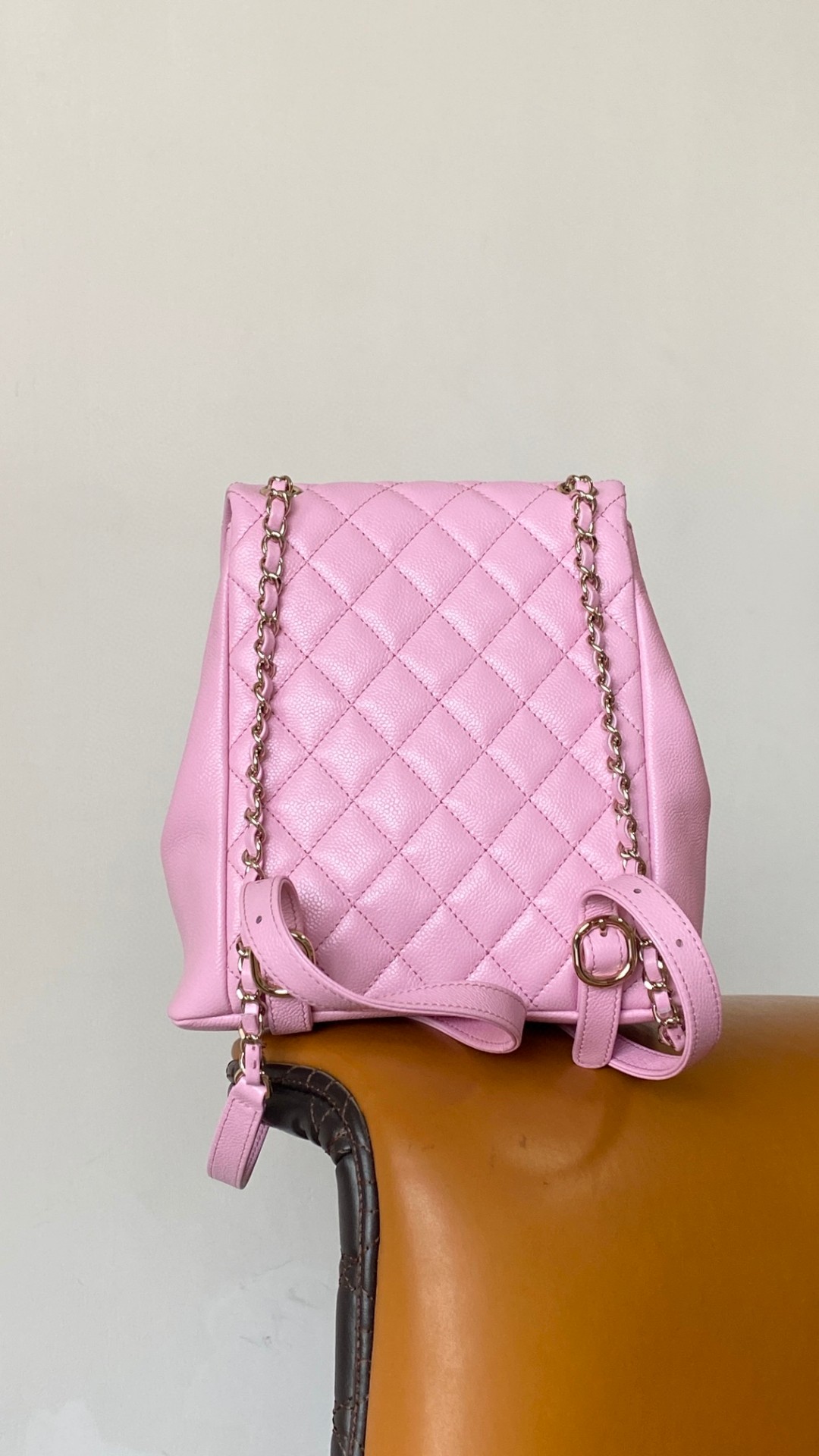 Chanel Duma backpack pink leather