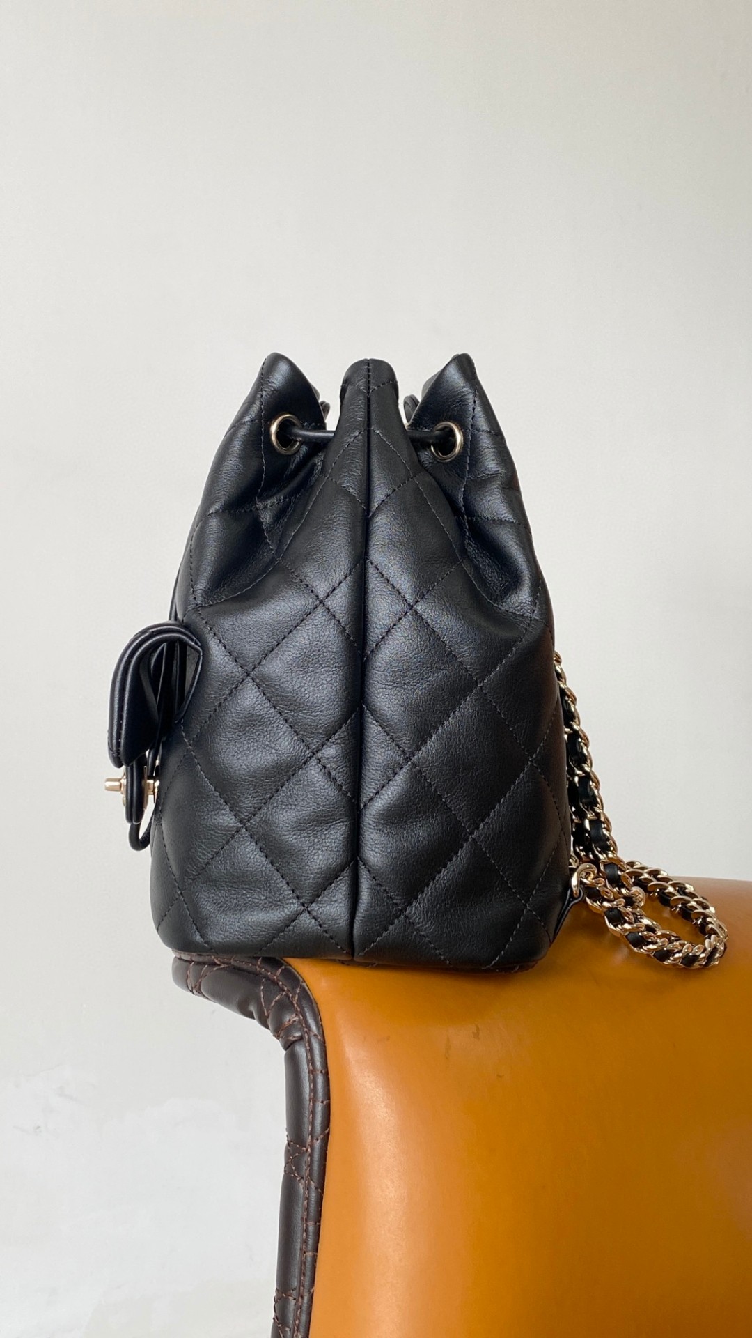 Chanel Duma backpack black leather