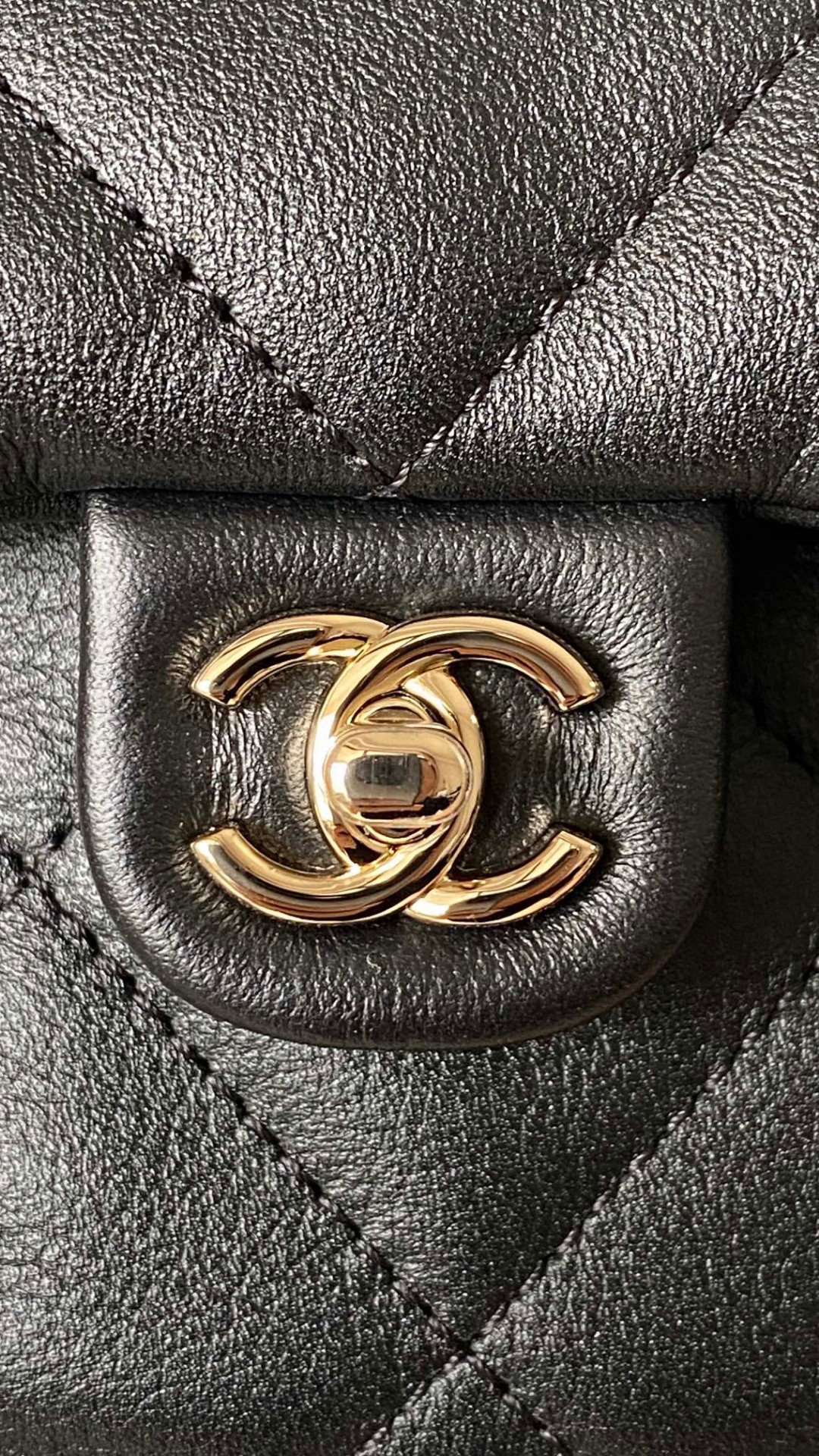 Chanel Duma backpack black leather