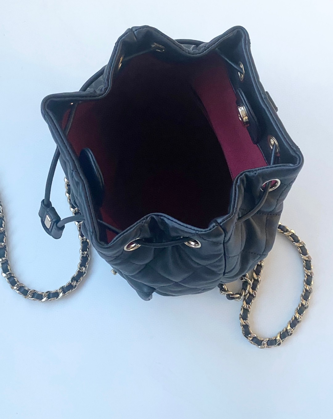 Chanel Duma backpack black leather