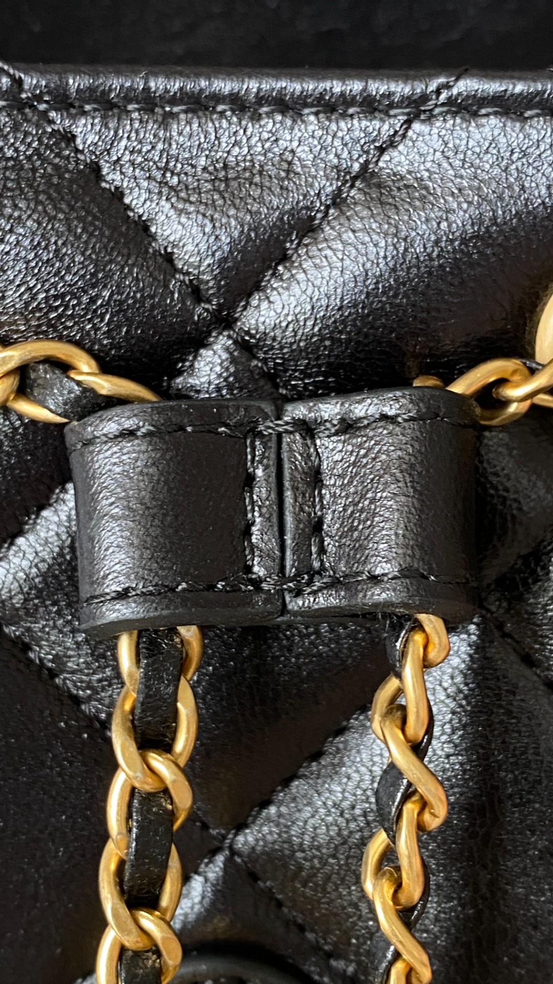 Chanel 19 Duma backpack black leather