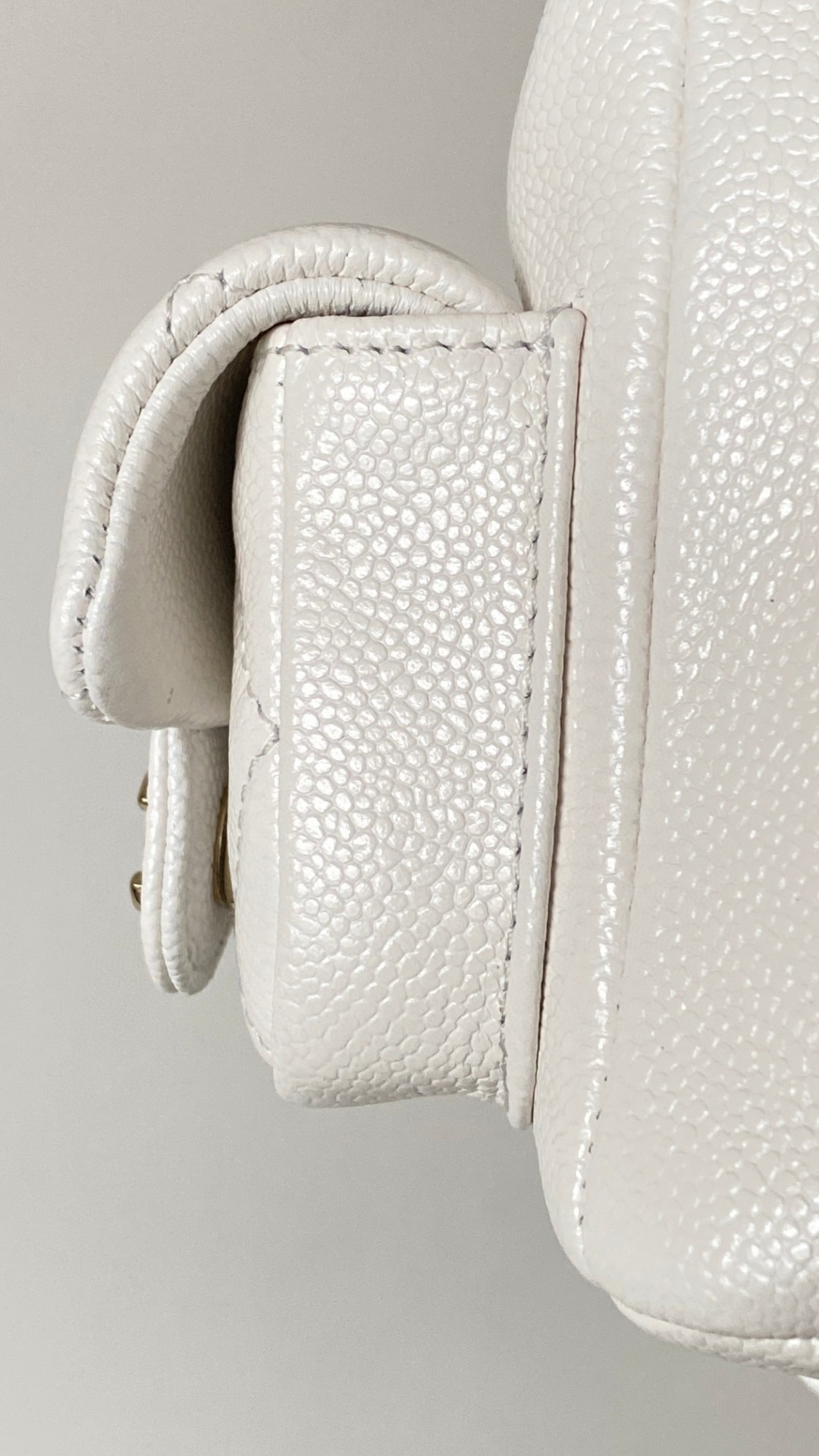 Chanel Duma backpack white leather