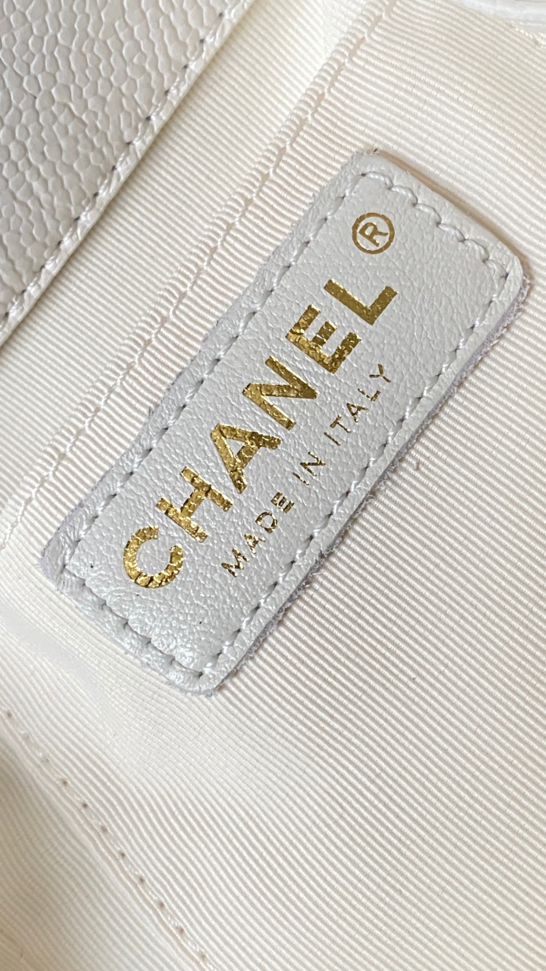 Chanel Duma backpack white leather