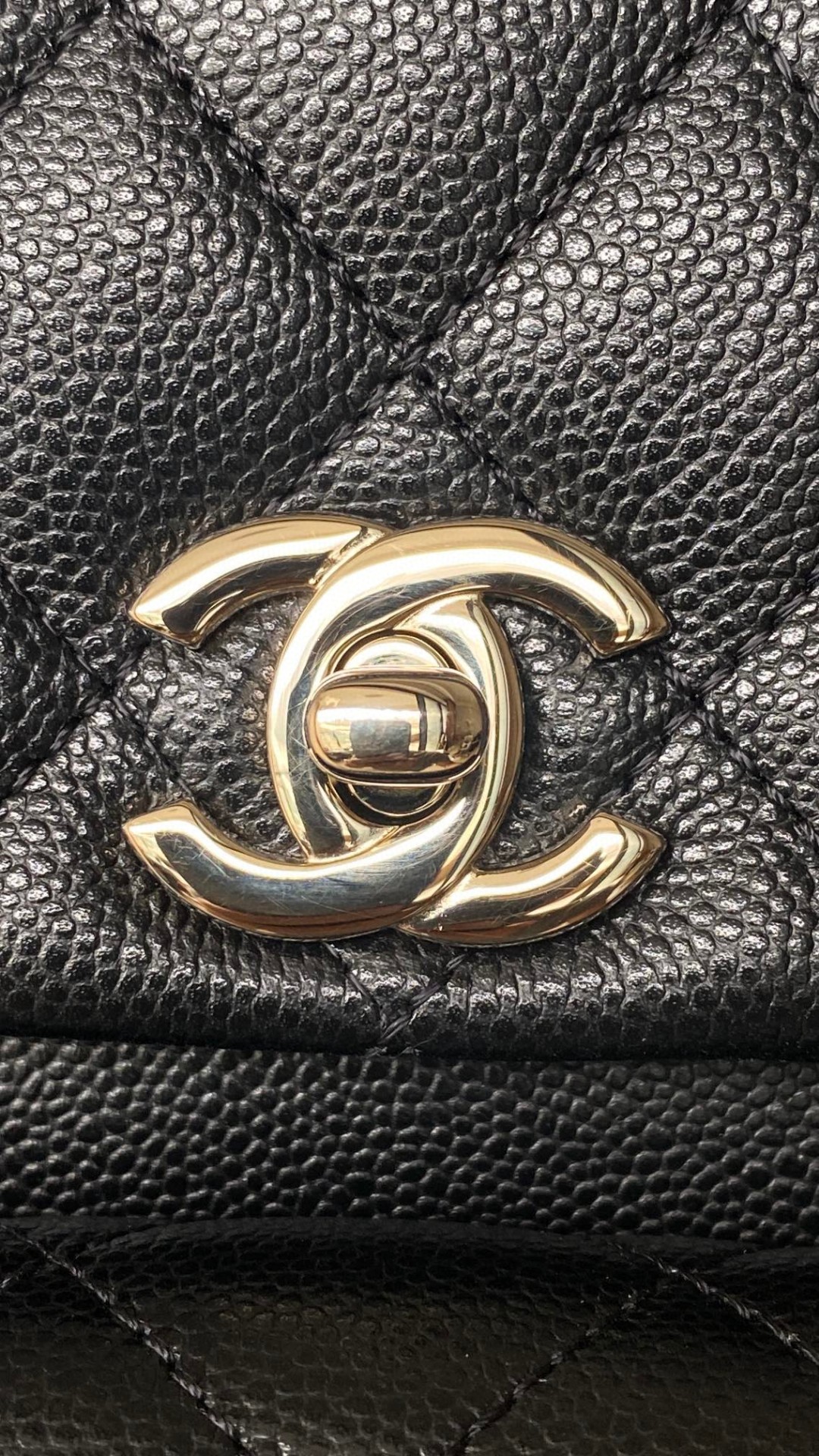 Chanel Duma backpack black leather