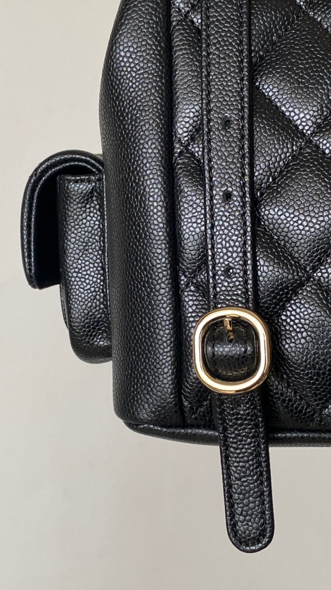 Chanel Duma backpack black leather