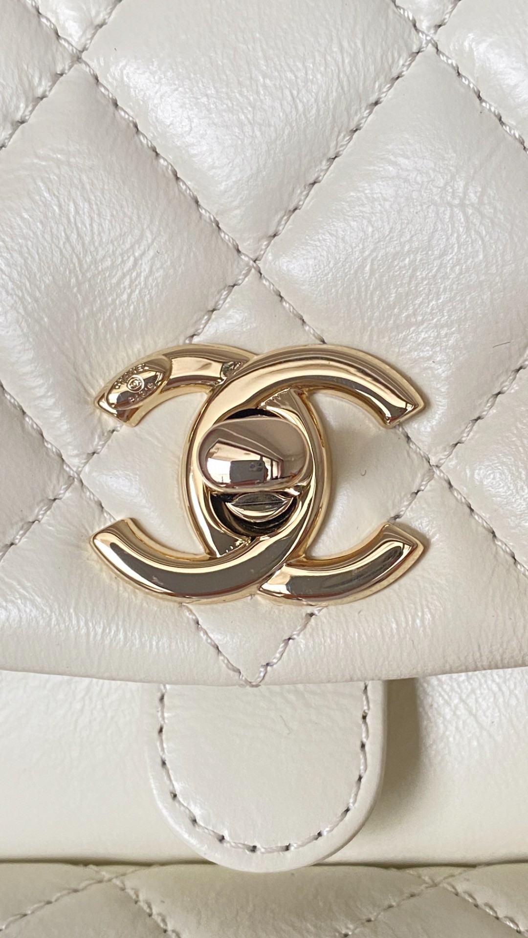 Chanel Duma backpack white leather