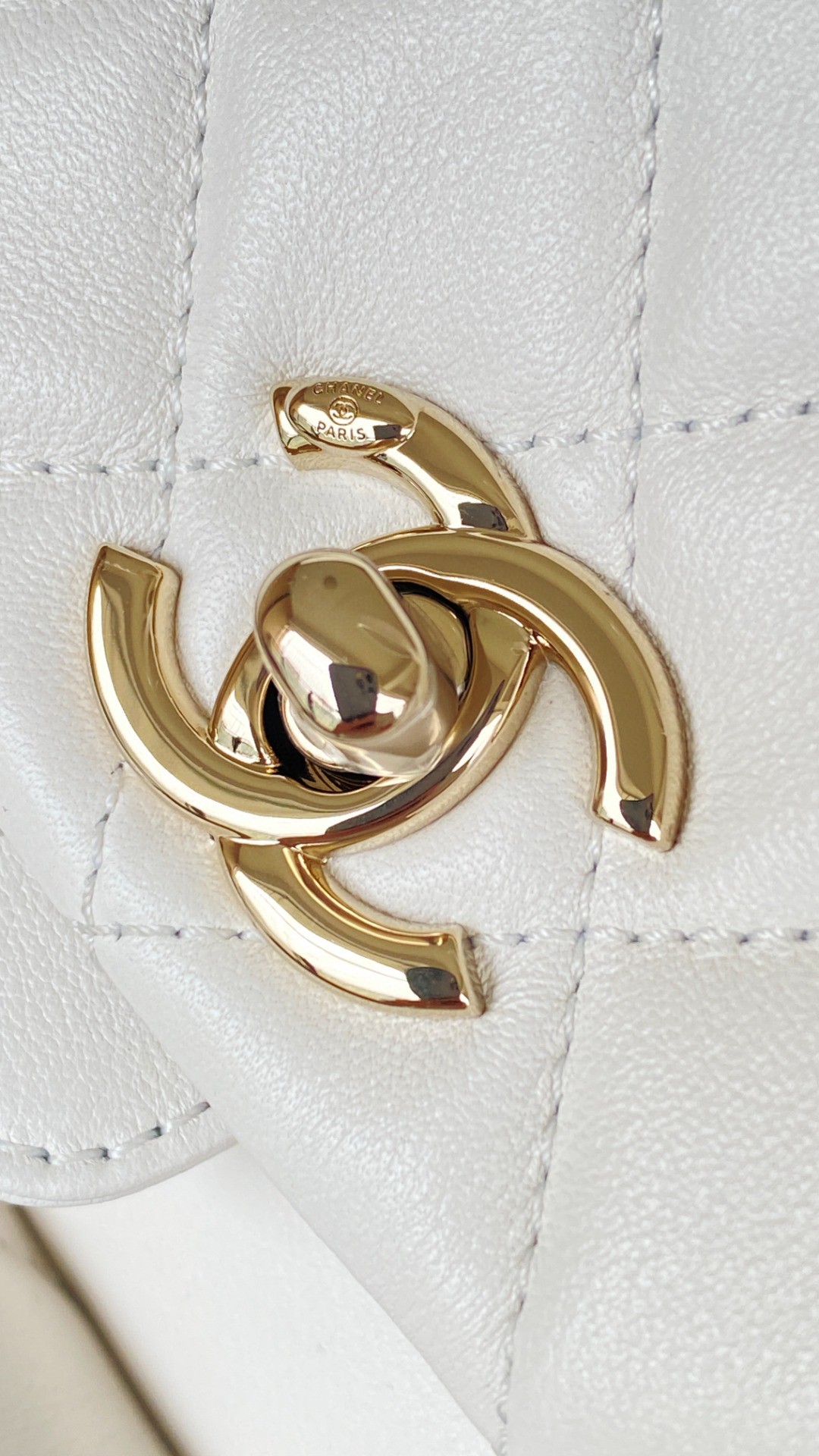 Chanel Duma backpack white leather