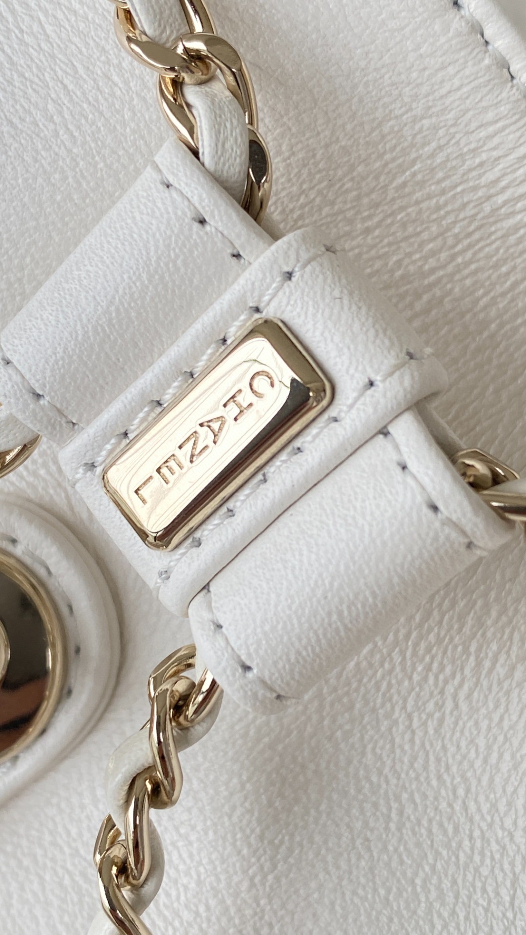 Chanel Duma backpack white leather