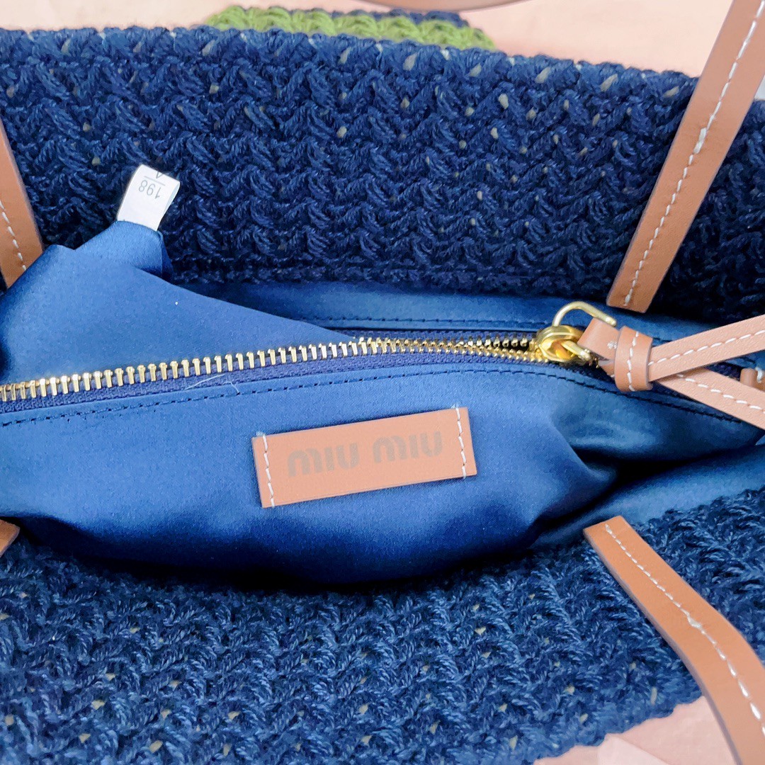 Miu Miu Crochet tote bag 5BG248 2DO3 F03QS