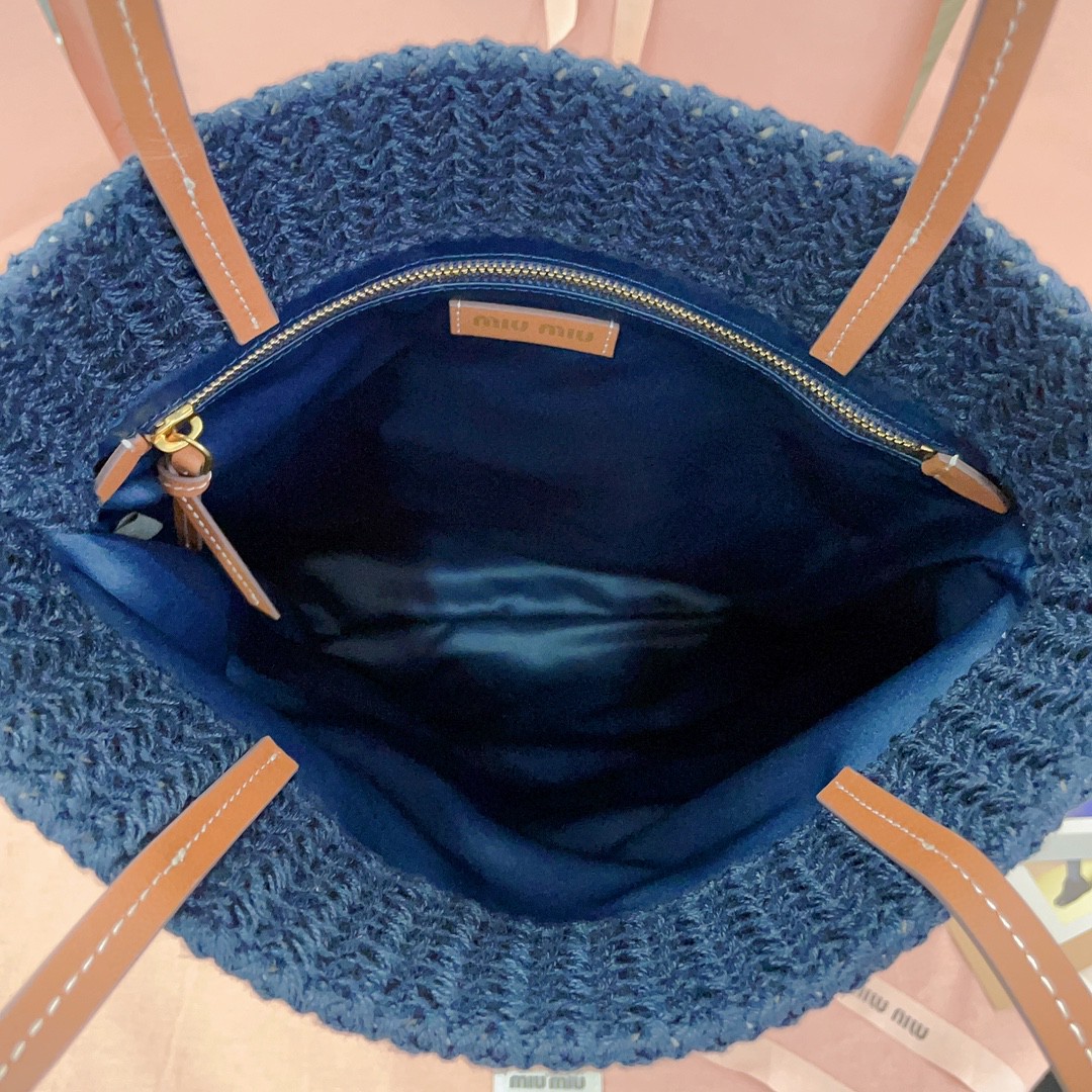 Miu Miu Crochet tote bag 5BG248 2DO3 F03QS