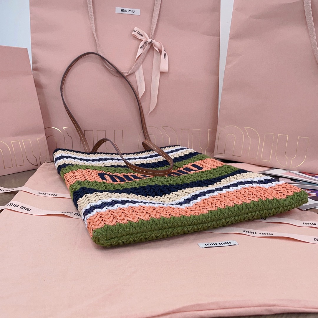 Miu Miu Crochet tote bag 5BG248 2DO3 F03QS