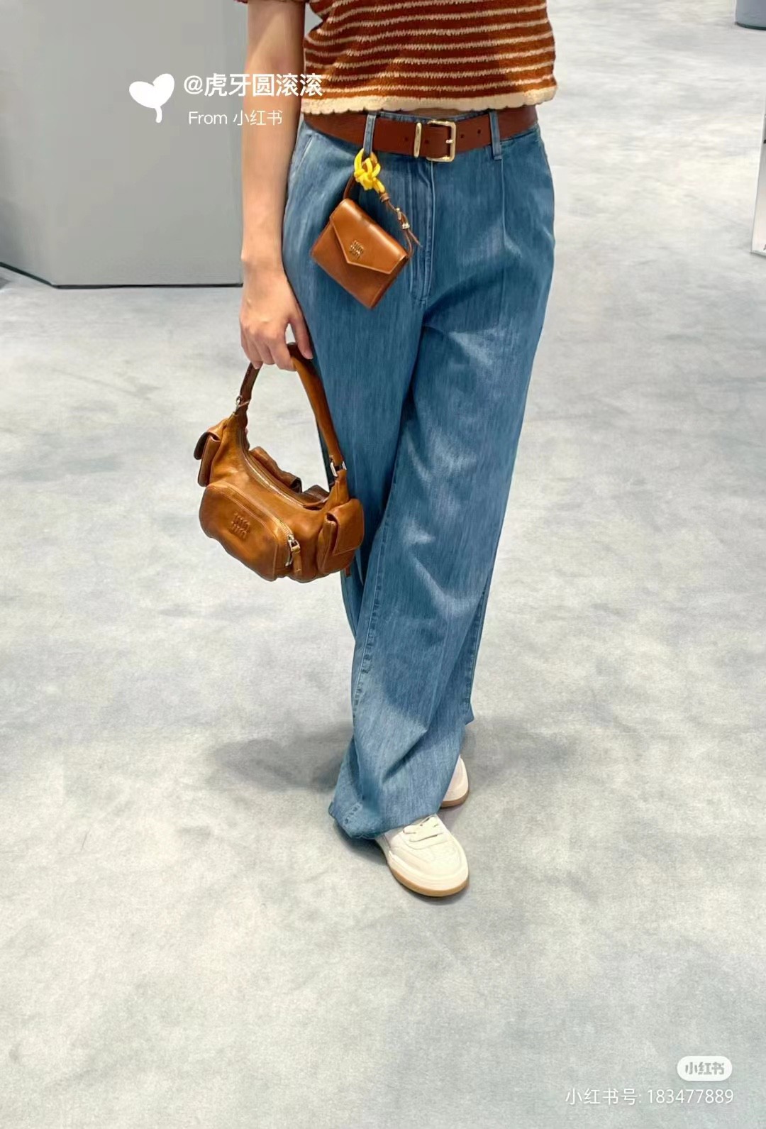 Miu Miu caramel Nappa leather Pocket bag 5BC146_2CRL_F098L_V_OOO