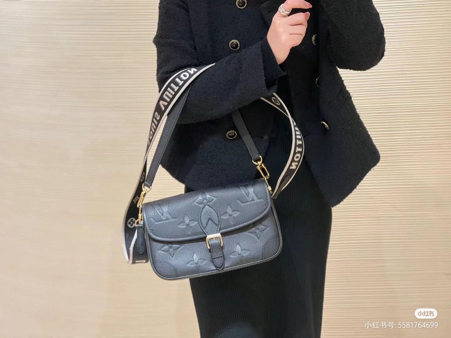 Louis vuitton M46386 Diane black LV1