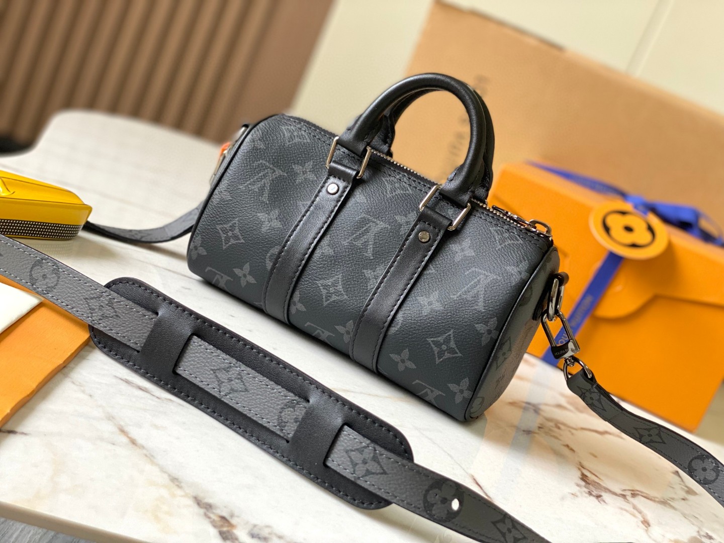 Louis Vuitton Keepall XS 'Monogram Eclipse Reverse Canvas'