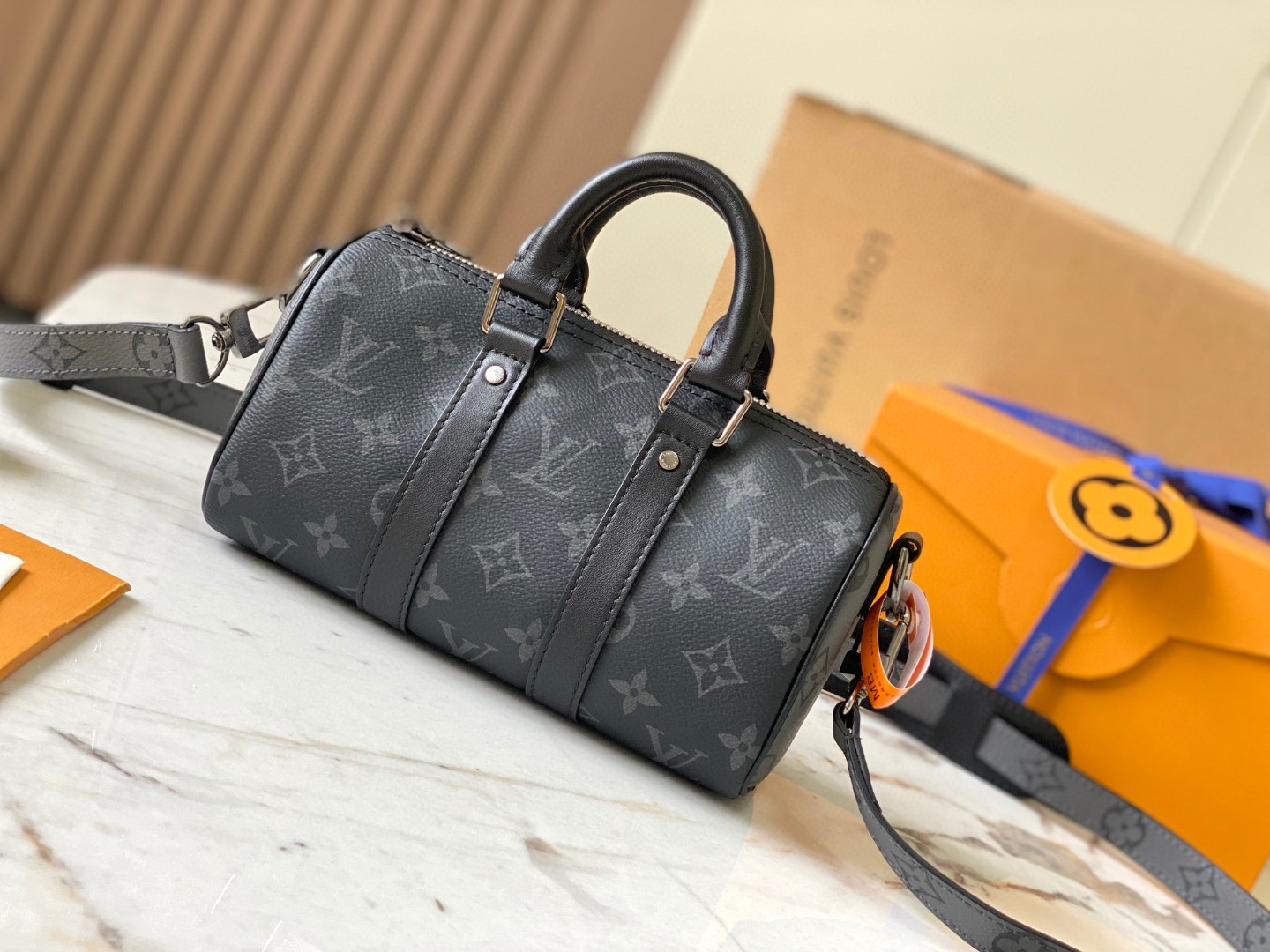 Louis Vuitton Keepall XS 'Monogram Eclipse Reverse Canvas'
