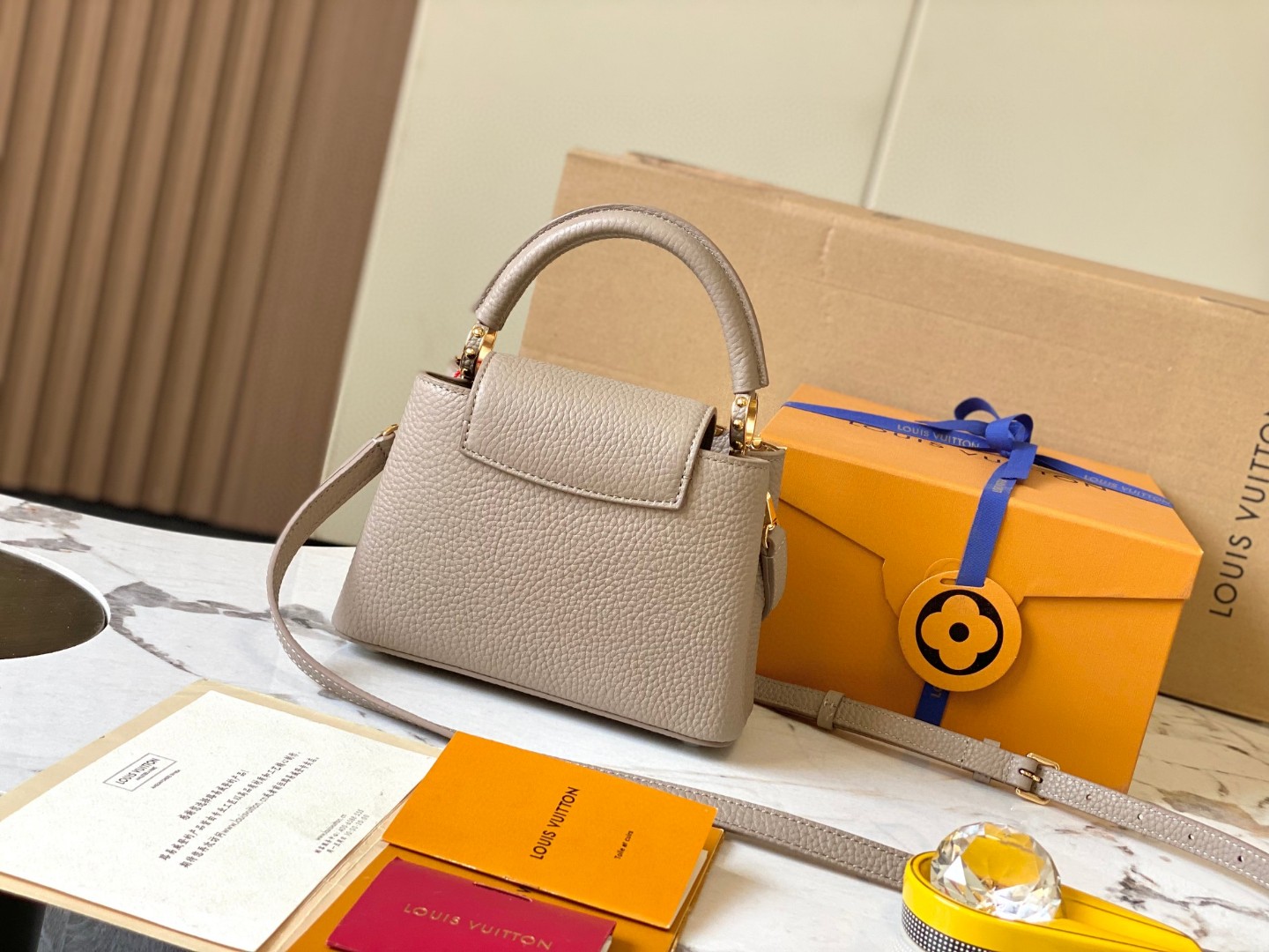 Copy of Louis Vuitton M24567 Capucines Mini