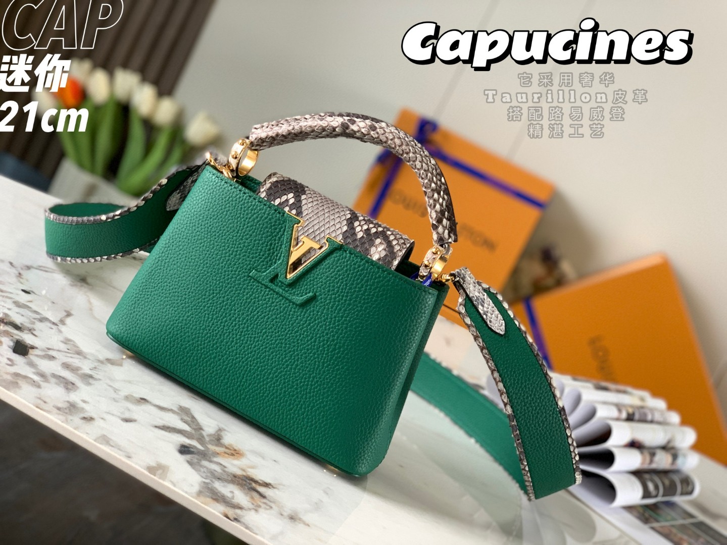 Louis Vuitton N95509 Capucines mini