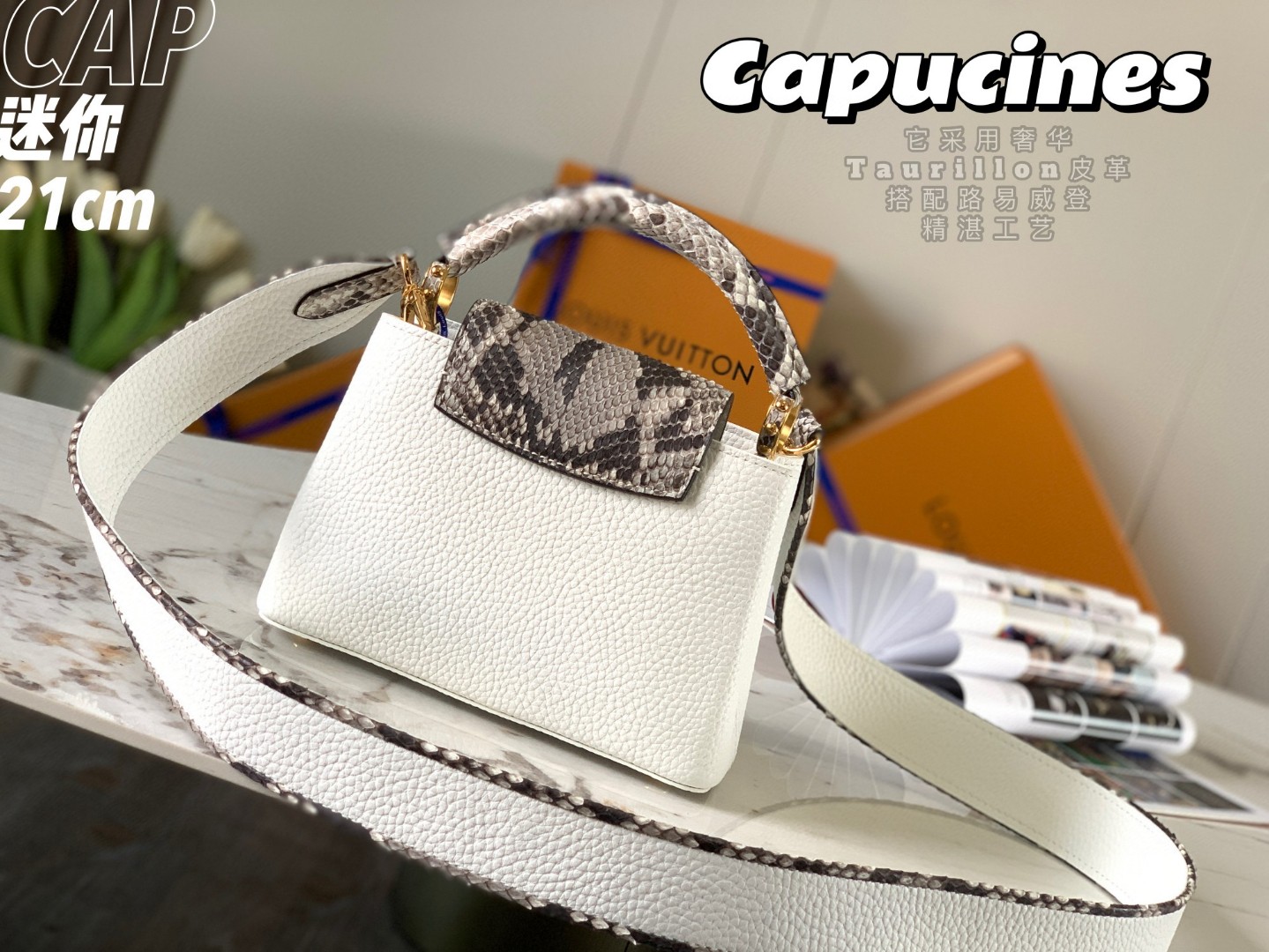 Louis Vuitton N81258 N95509 Capucines Mini Bag