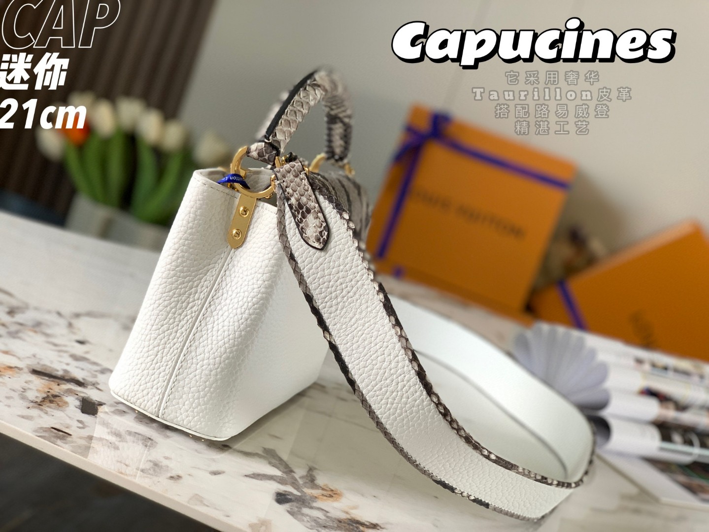Louis Vuitton N81258 N95509 Capucines Mini Bag
