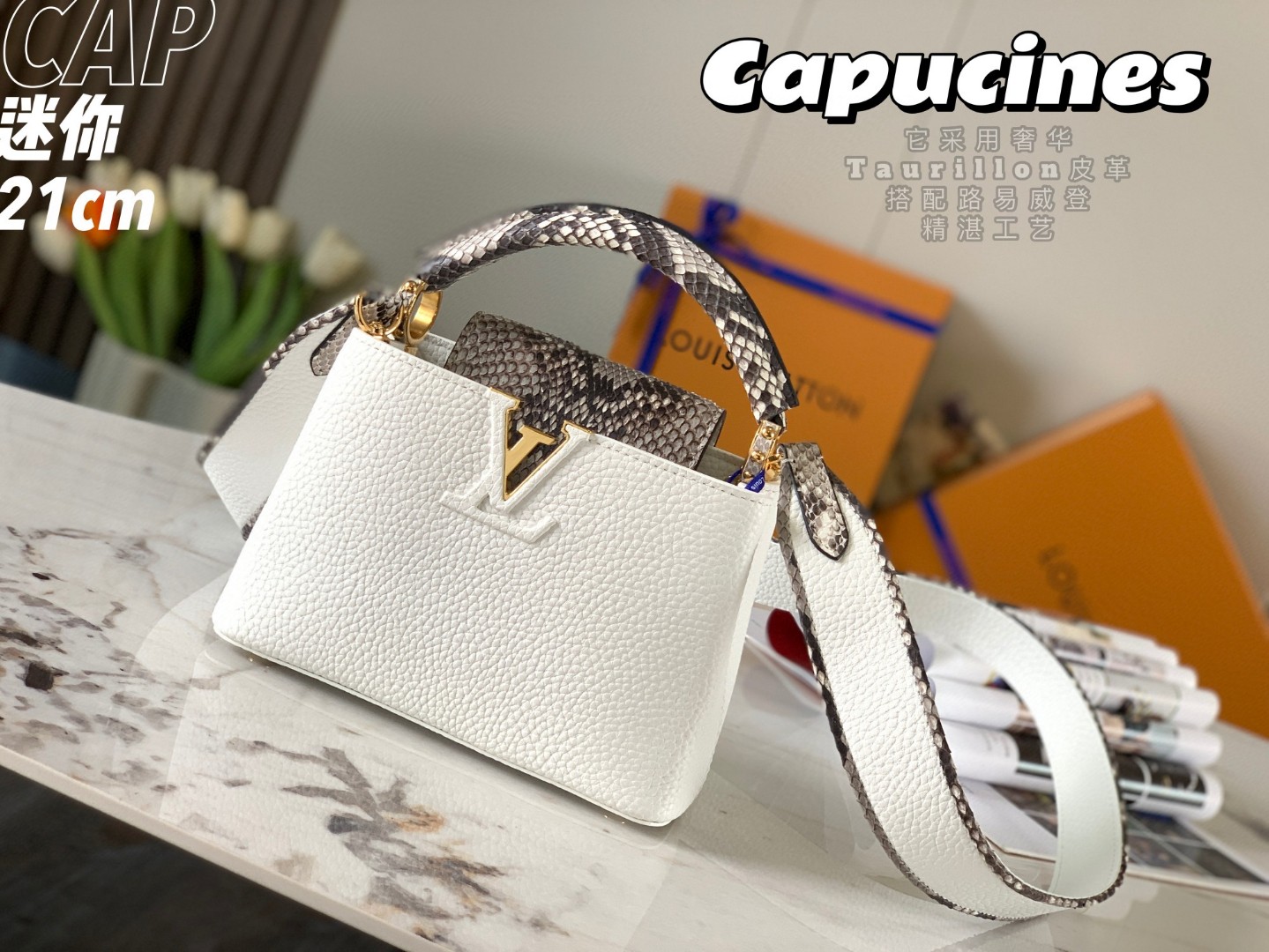 Louis Vuitton N81258 N95509 Capucines Mini Bag