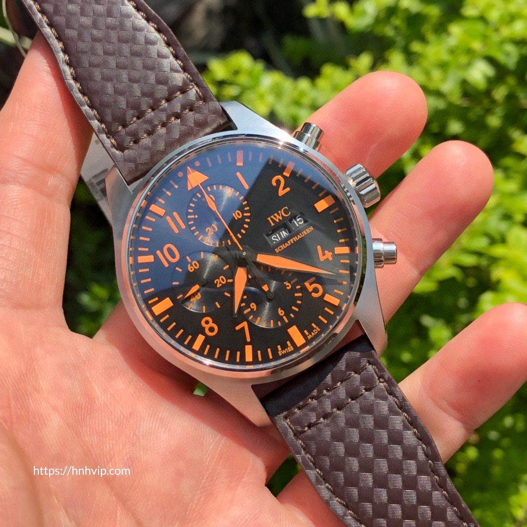 IWC IW3777230 Pilot's Watch Chronograph Orange Storm