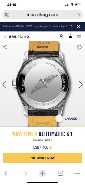 Breitling NAVITIMER AUTOMATIC 41