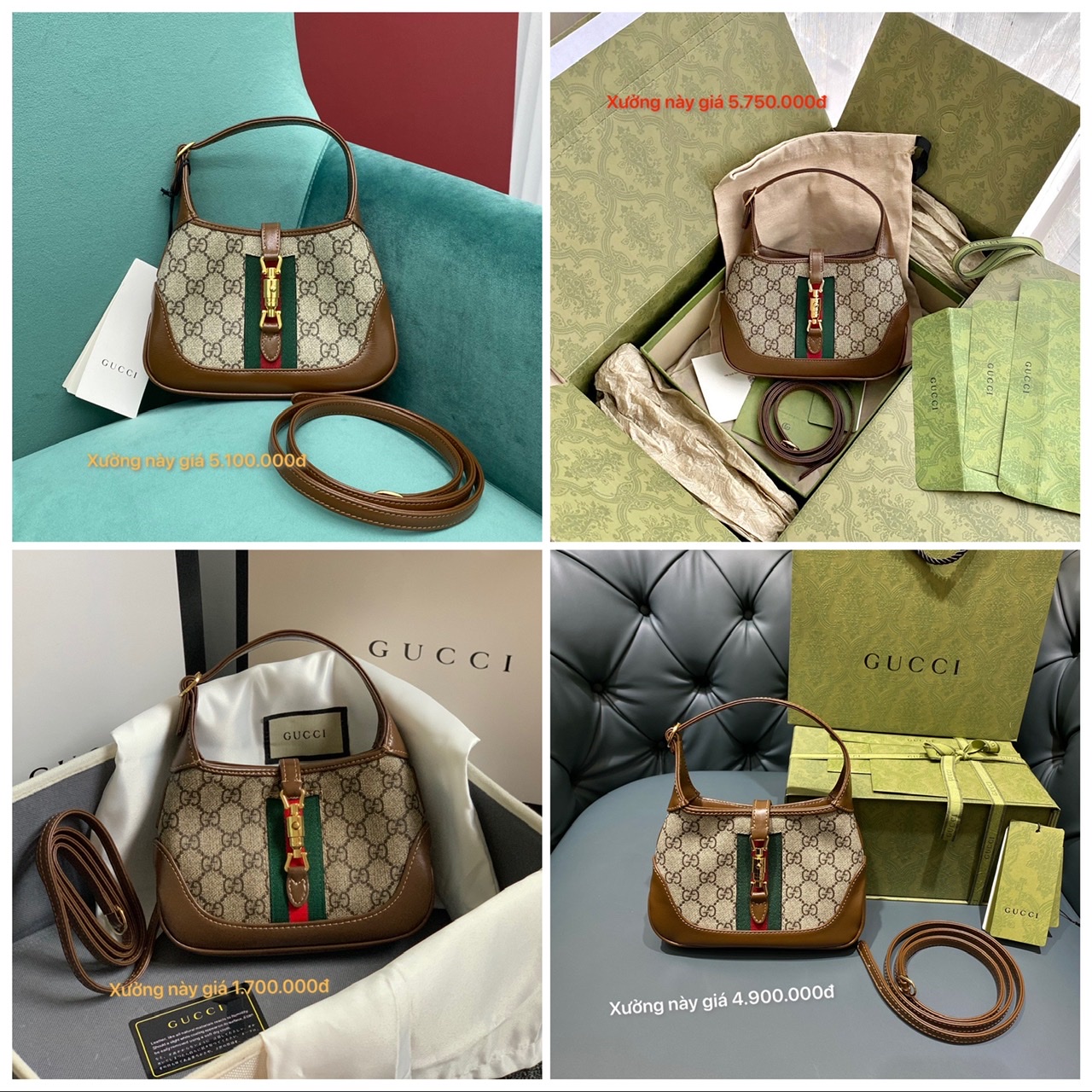 GUCCI Jackie 1961 mini shoulder bag | Hàng hiệu 1:1 HVip