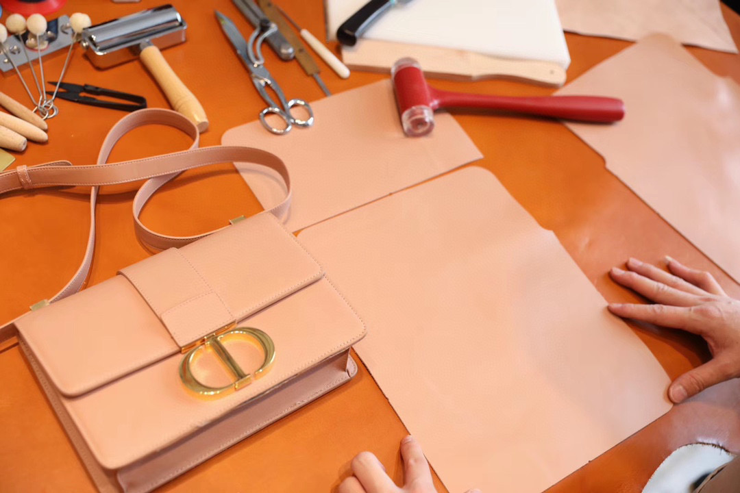 DIOR 30 MONTAIGNE BAG Rose Des Vents Box Calfskin