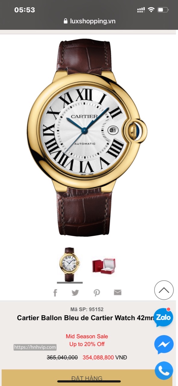 BALLON BLEU DE CARTIER WATCH W6900551