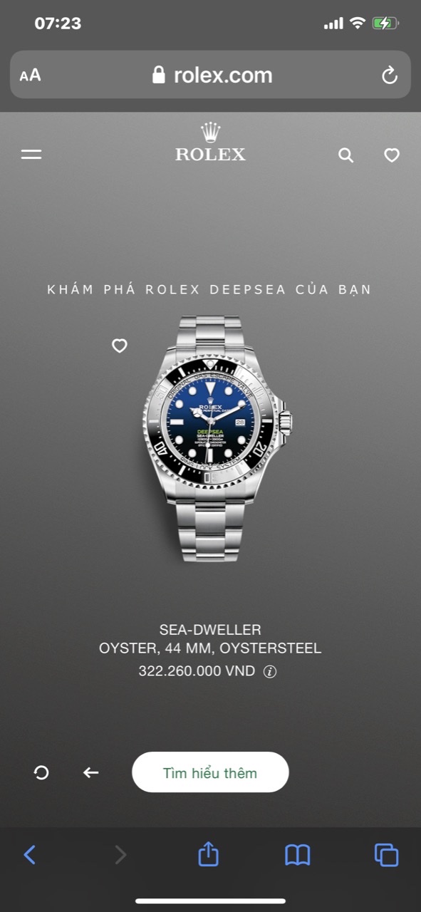 Rolex OYSTER PERPETUAL DEEPSEA m126660-0002