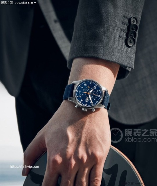 IWC IW377729 Pilot's Watch Chronograph Captain Blue / Tmall