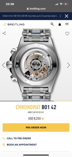 Breitling CHRONOMAT B01 42
