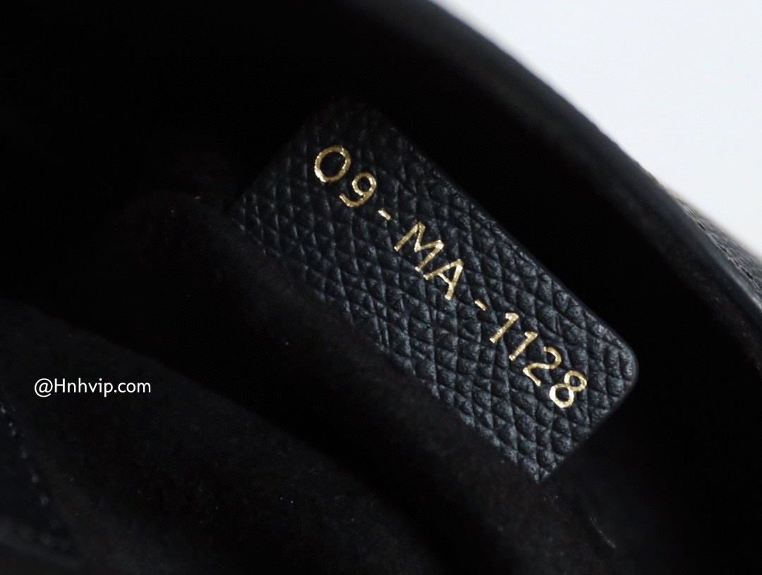 DIOR MINI SADDLE BAG Black Grained Calfskin