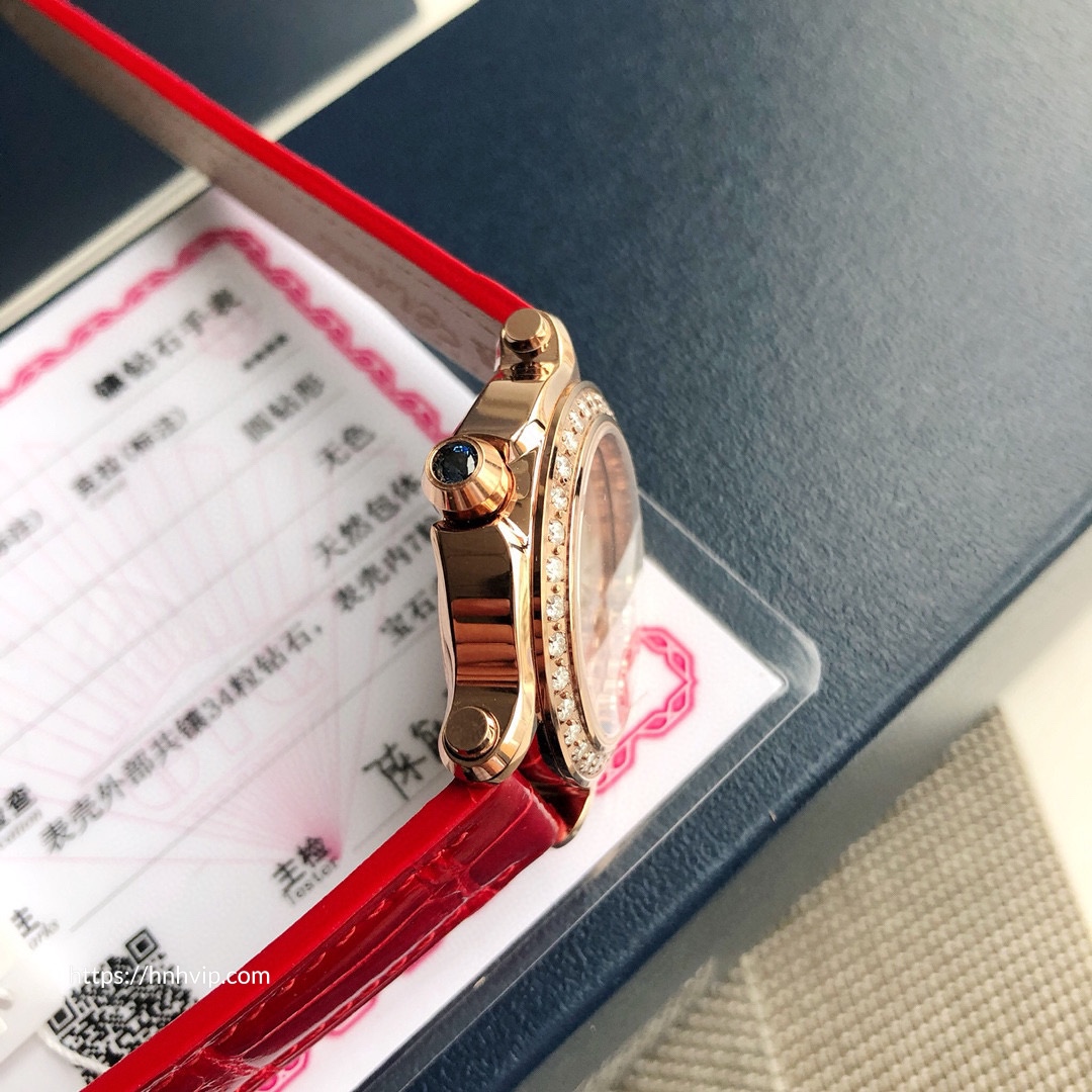 Chopard Happy Sport Round Diamond Bezel 277473-5009