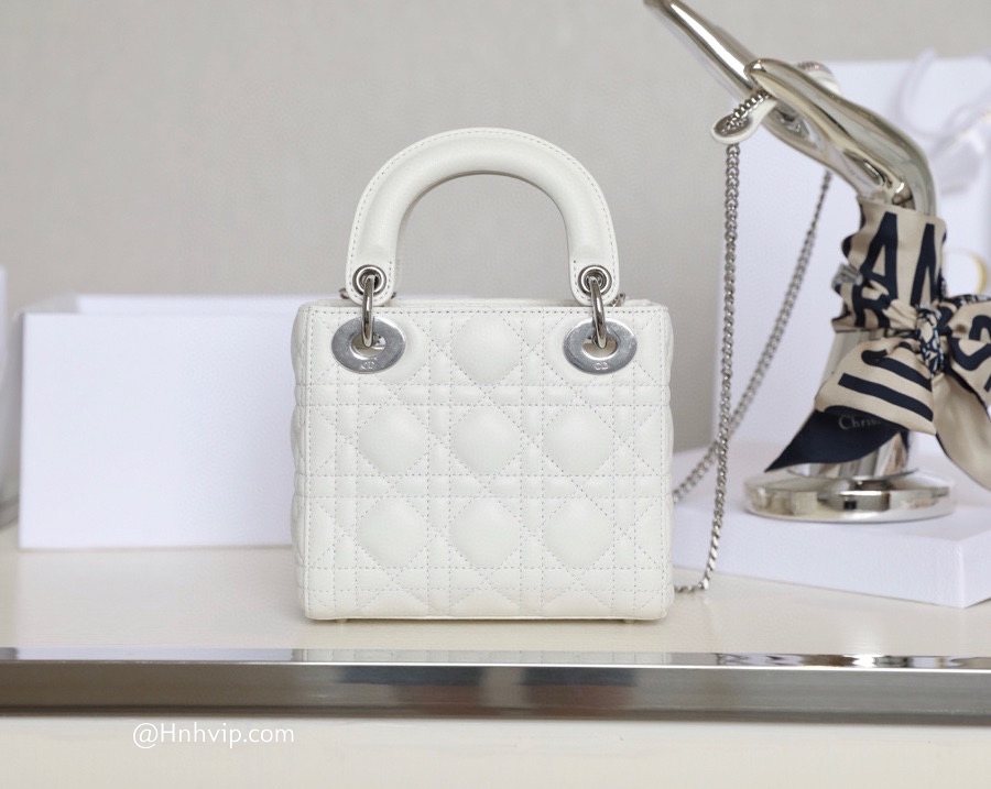 Túi Dior Lady DJoy Bag White  Centimetvn