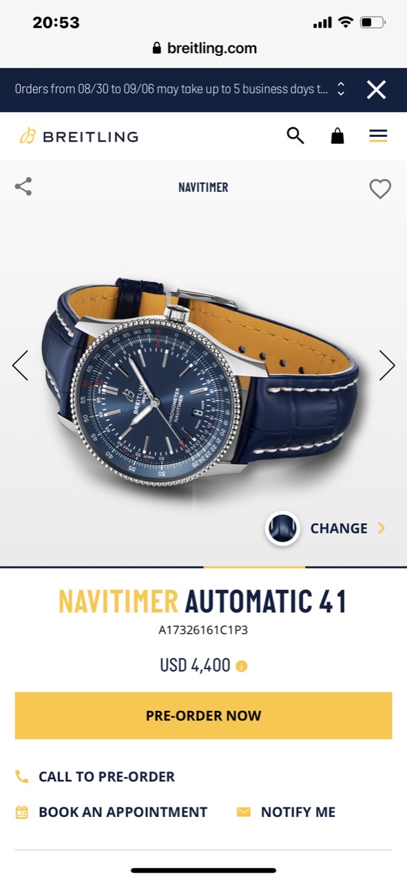 Breitling NAVITIMER AUTOMATIC 41