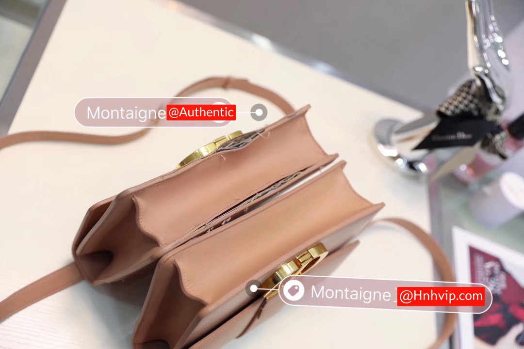 DIOR 30 MONTAIGNE BAG Rose Des Vents Box Calfskin