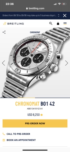 Breitling CHRONOMAT B01 42