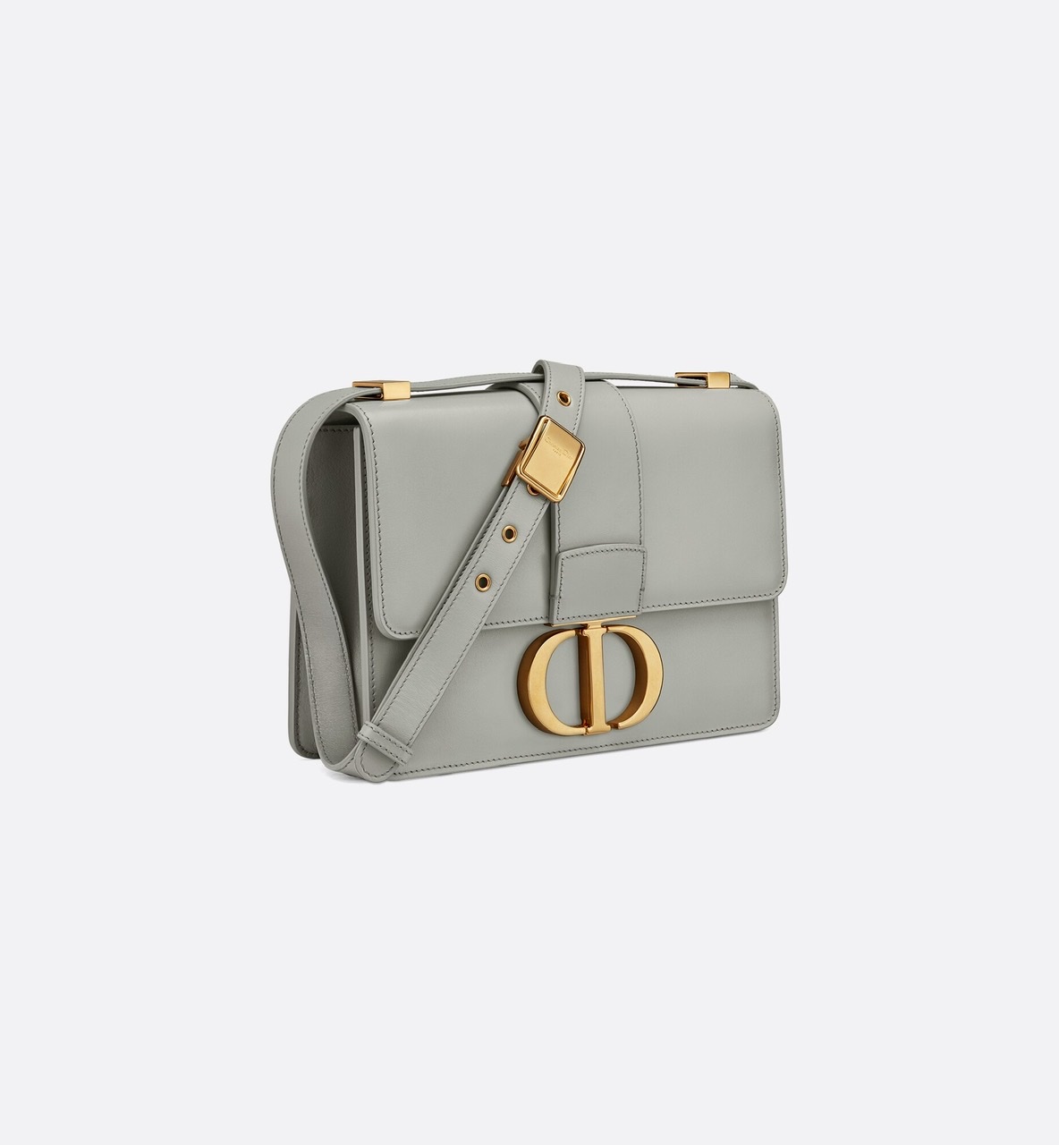 DIOR 30 MONTAIGNE BAG Gray Box Calfskin