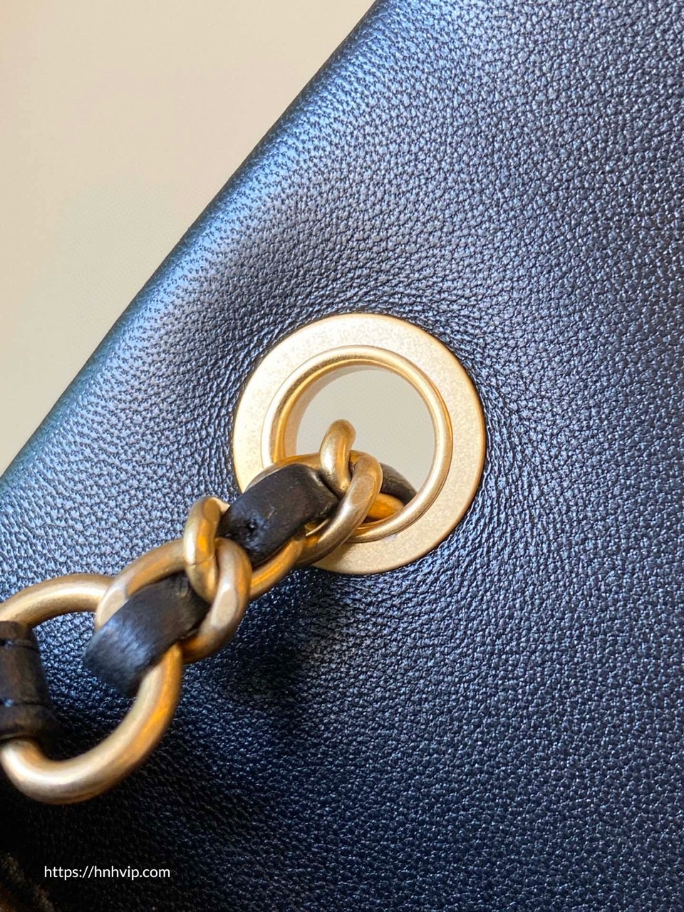 Chanel Classic Flap Runway Square Mini Pearl Crush Lambskin Leather